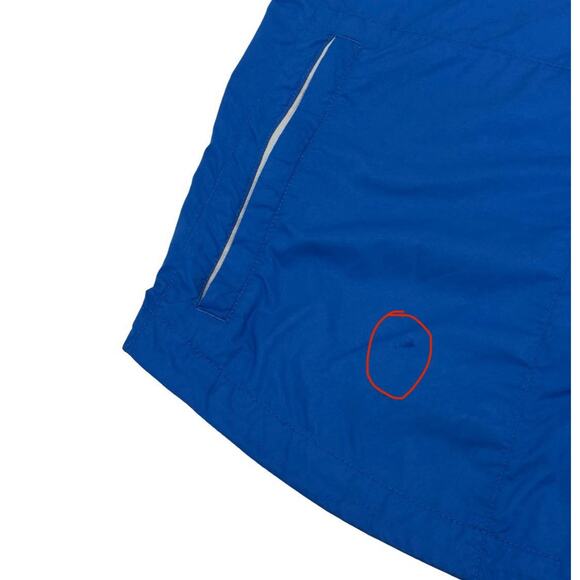 Peter Millar Pullover Windbreaker Mens Size XL Blue SMU Mustangs Logo 1/2 Zip - Picture 5 of 8